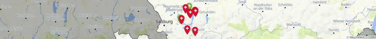 Map view for Pharmacies emergency services nearby Mondsee (Vöcklabruck, Oberösterreich)